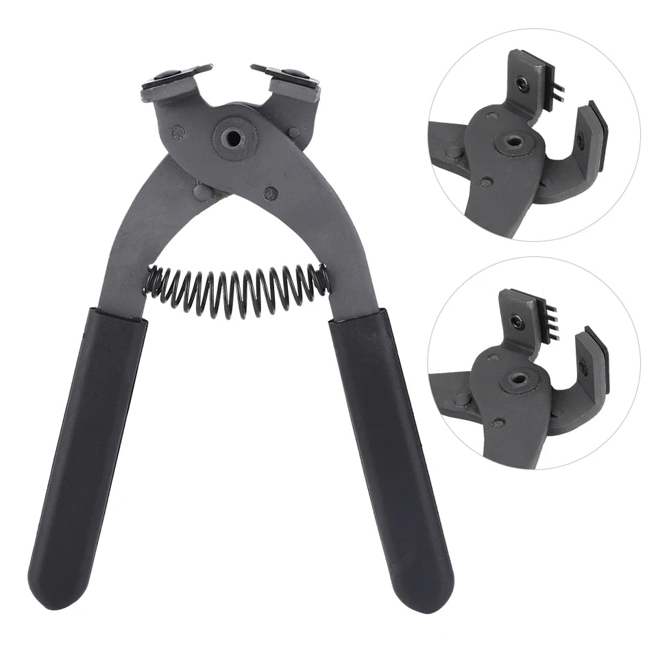 Leather Craft 17cm HandHeld Carbon Steel Silent Pliers Leather Craft Hole Punch Tool 4mm Stitching Chisel Hole Puncher