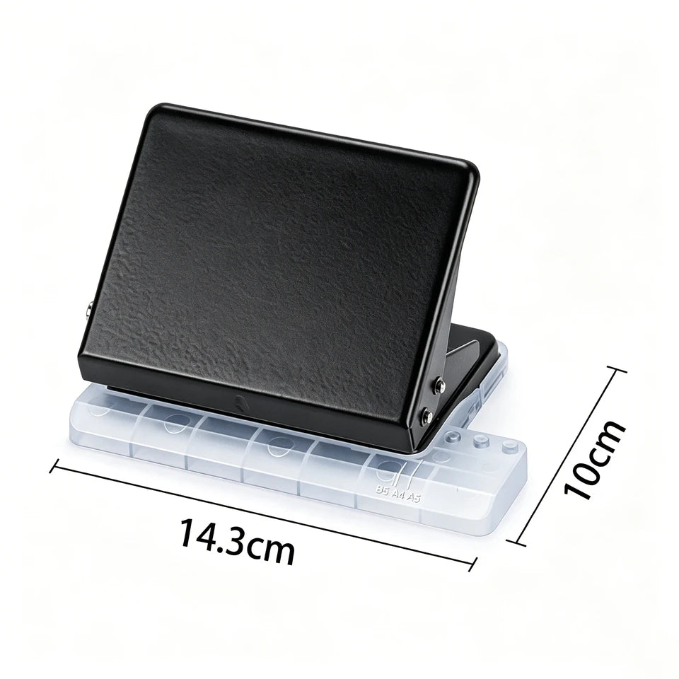 10-Holes Puncher Cutter for Office Stationery Tool Puncher Paper Hole DIY Creative Photo Hole Punch Disc Ring Binding Cutter