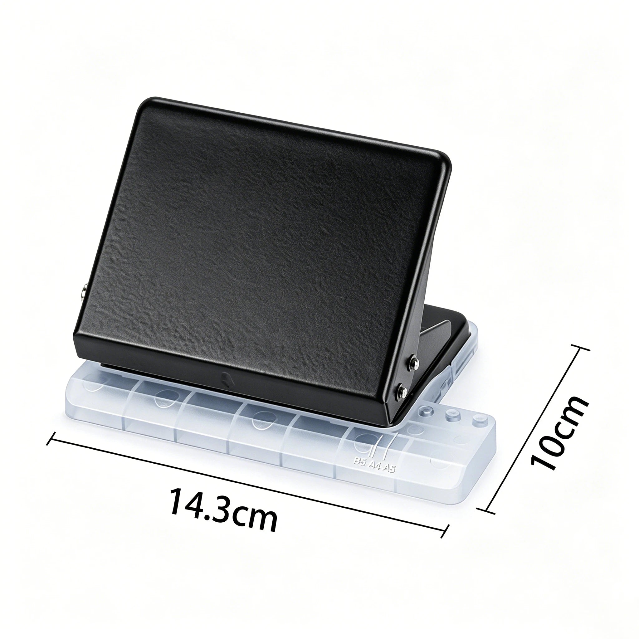 10-Holes Puncher Cutter for Office Stationery Tool Puncher Paper Hole DIY Creative Photo Hole Punch Disc Ring Binding Cutter