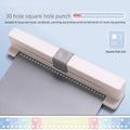 30-hole love-shaped hole puncher - Multi-functional adjustable hole spacing, suitable for A4/B5/A5/B6/A6 format binding